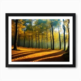 Autumn Forest 52 Art Print