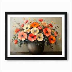 Winter Flowers 4 Art Print