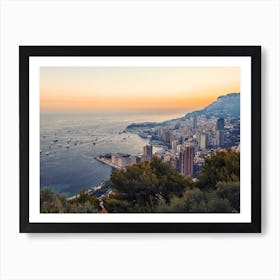 Monaco In The Summer Art Print