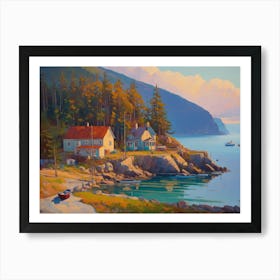 House By The Sea Art Print