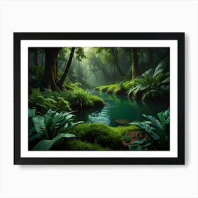 Tropical Forest Art Print