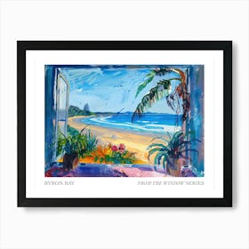 Byron Bay From The Window Series Poster Painting 4 Art Print