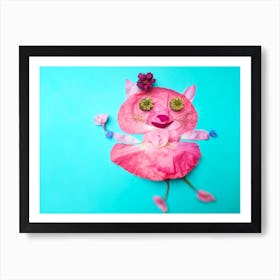 Dancing Piggy Art Print