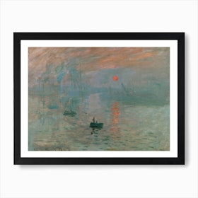 Impression, Sunrise, Claude Monet Art Print