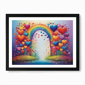 Rainbow Arch Art Print