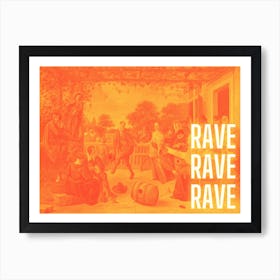 Rave Altered Art Art Print