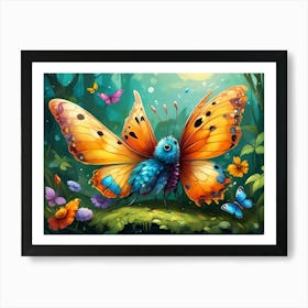 Aetherwing Butterfly #2 Art Print