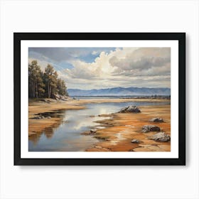 Dried Up Lake Art Print