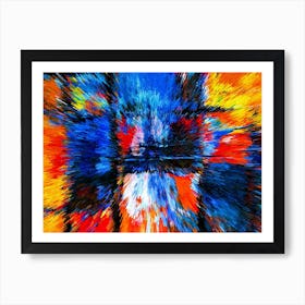 Acrylic Extruded Painting 46 Art Print