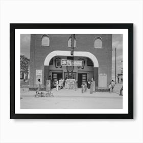 Untitled Photo, Possibly Related To Waiting For The Movie To Open, Sunday Afternoon, Pharr, Texas By Russell Lee Art Print