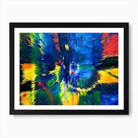 Acrylic Extruded Painting 163 Art Print