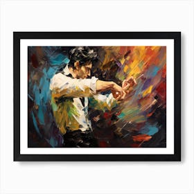 Tango Dancer Art Print