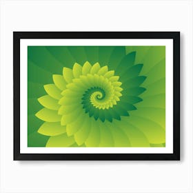 Abstract Digital Floral Design Background Wallpaper Art Print