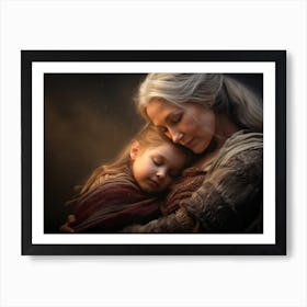 Embrace Of Generations Art Print