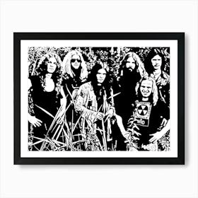 Lynyrd Skynyrd Rock Band Legend Music Art Print