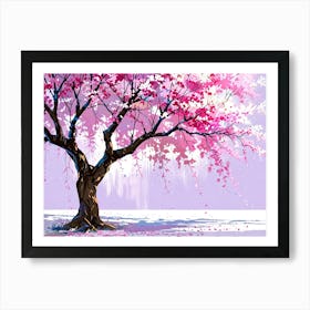 Cherry Blossom Tree 8 Art Print