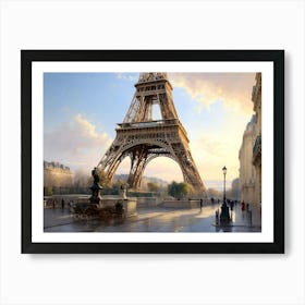 Eiffel Tower 1 Art Print