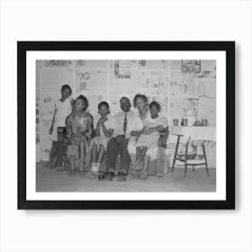 Southeast Missouri Farms, Sharecropper Family In Home From Which They Are To Be Moved, La Forge Project, Missouri By Art Print