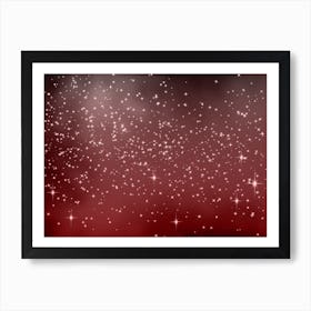 Salmon Shining Star Background Art Print