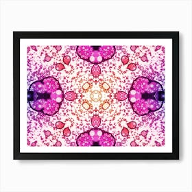 Abstraction Pink Watercolor Art Print