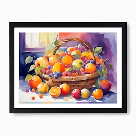 Fruit Basket Art Print