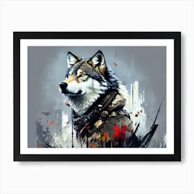 Wolf In The City Art Print