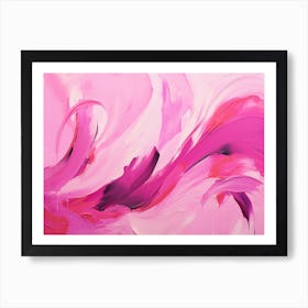 Abstract Pink Painting 2 Art Print