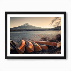 Fuji Sunset Art Print