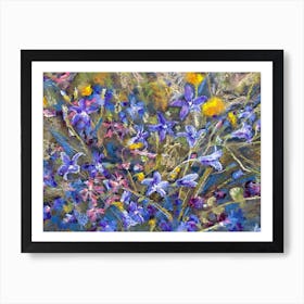 A Bouquet Of Wild Meadow Flowers Art Print