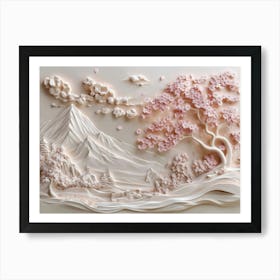 Sakura Trees 1 Art Print