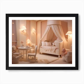 Girl'S Bedroom 1 Art Print