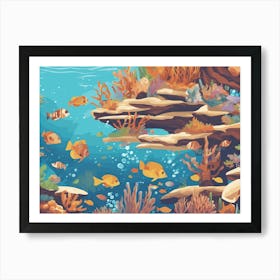 Coral Reef 1 Art Print