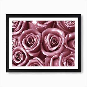 Pink Roses 9 Art Print