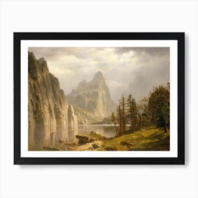 Merced River, Yosemite Valley, Albert Bierstadt Art Print