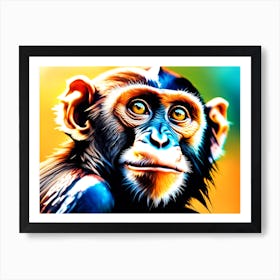 Monkey Art Print