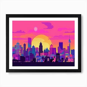 Odessa Skyline  Art Print