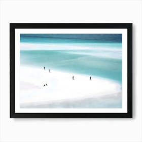 White Sand Beach Art Print