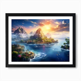 Fantasy Island Art Print