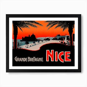 Great Brittany, Nice, France Art Print