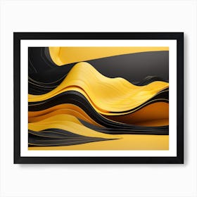 Abstract Wave 1 Art Print