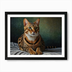 Bengal Cat 1 Art Print