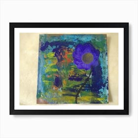 Abstract Flower Painting Art Print