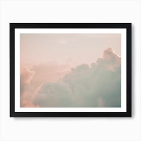 Cotton Candy Clouds Art Print