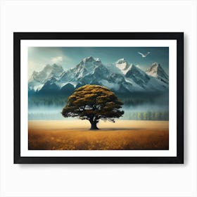 Lone Tree 3 Art Print