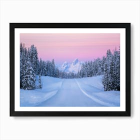 Snowy Tetons Art Print