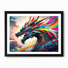 Dragon Painting 4 Art Print