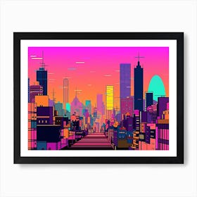 Tel Aviv Skyline 2 Art Print