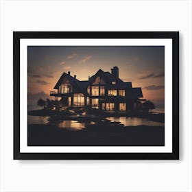 House On The Lake Art Print