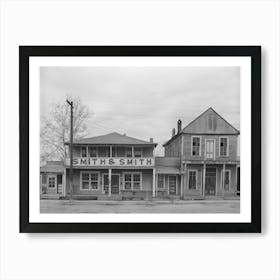 Buildings, Mound Bayou, Mississippi By Russell Lee Art Print