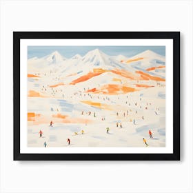 Ski Slopes Art Print